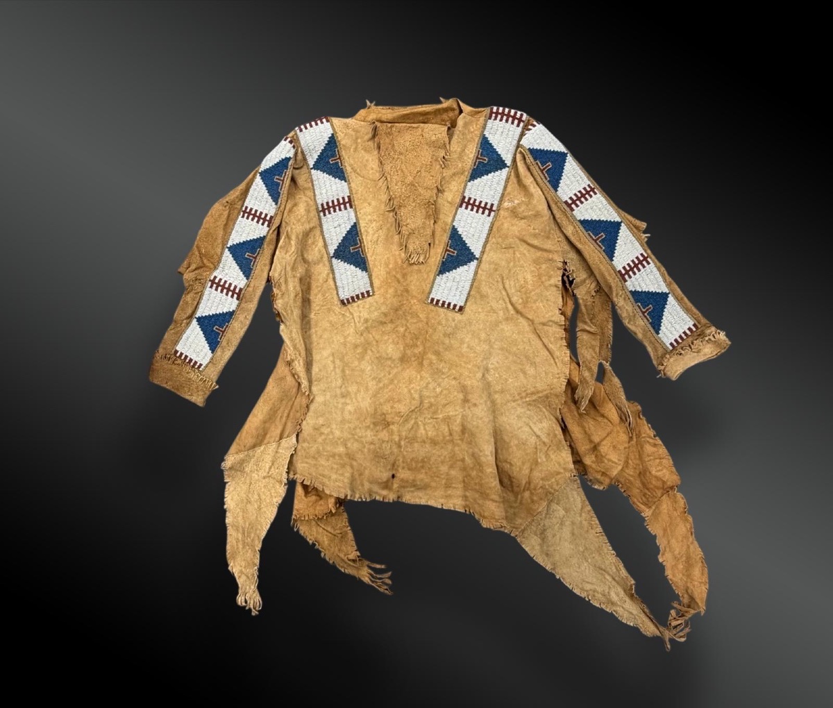 Men's Beaded Shirt From The Great Plains
