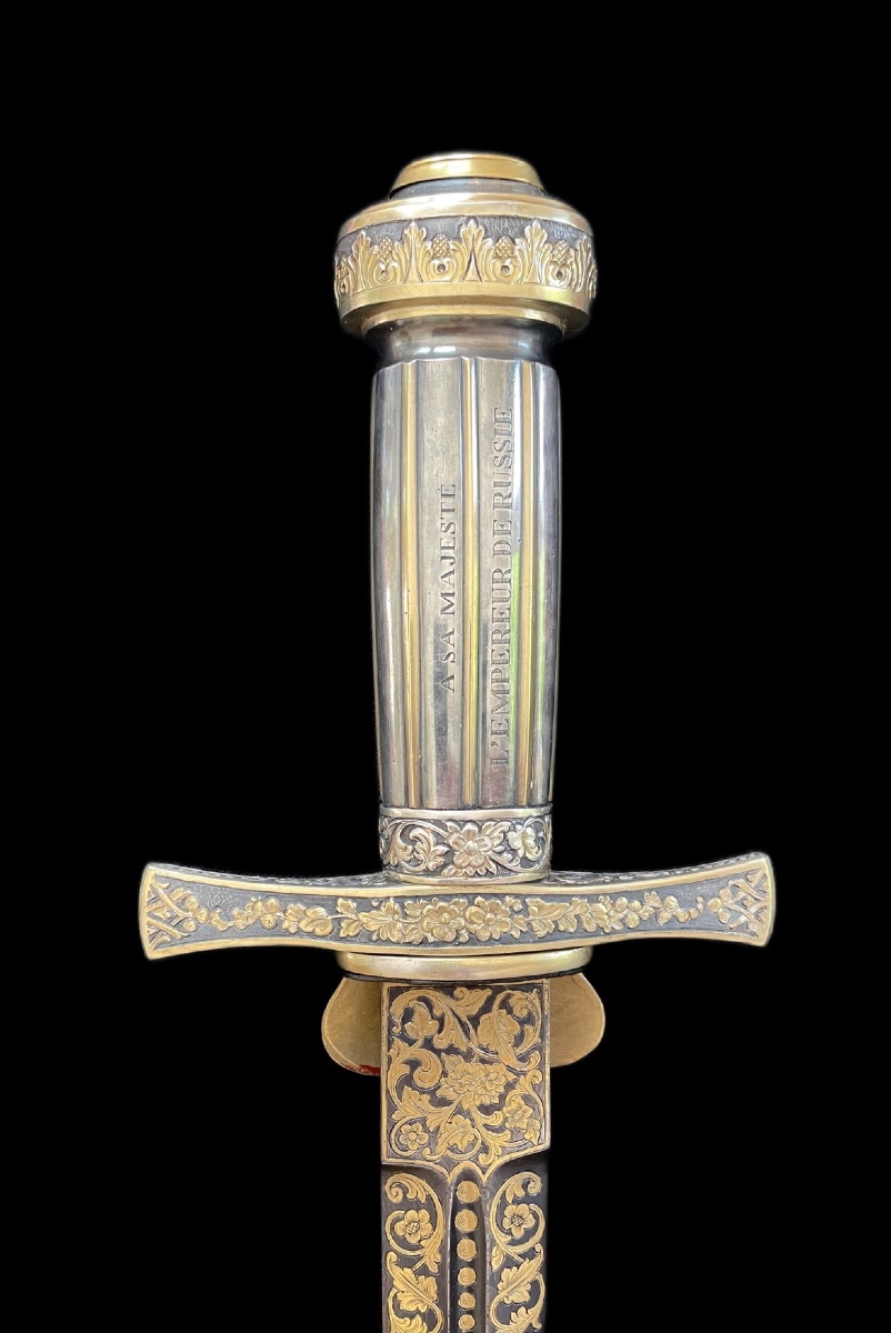 Imperial Honor Dagger Signed By Devisme In Paris-photo-4