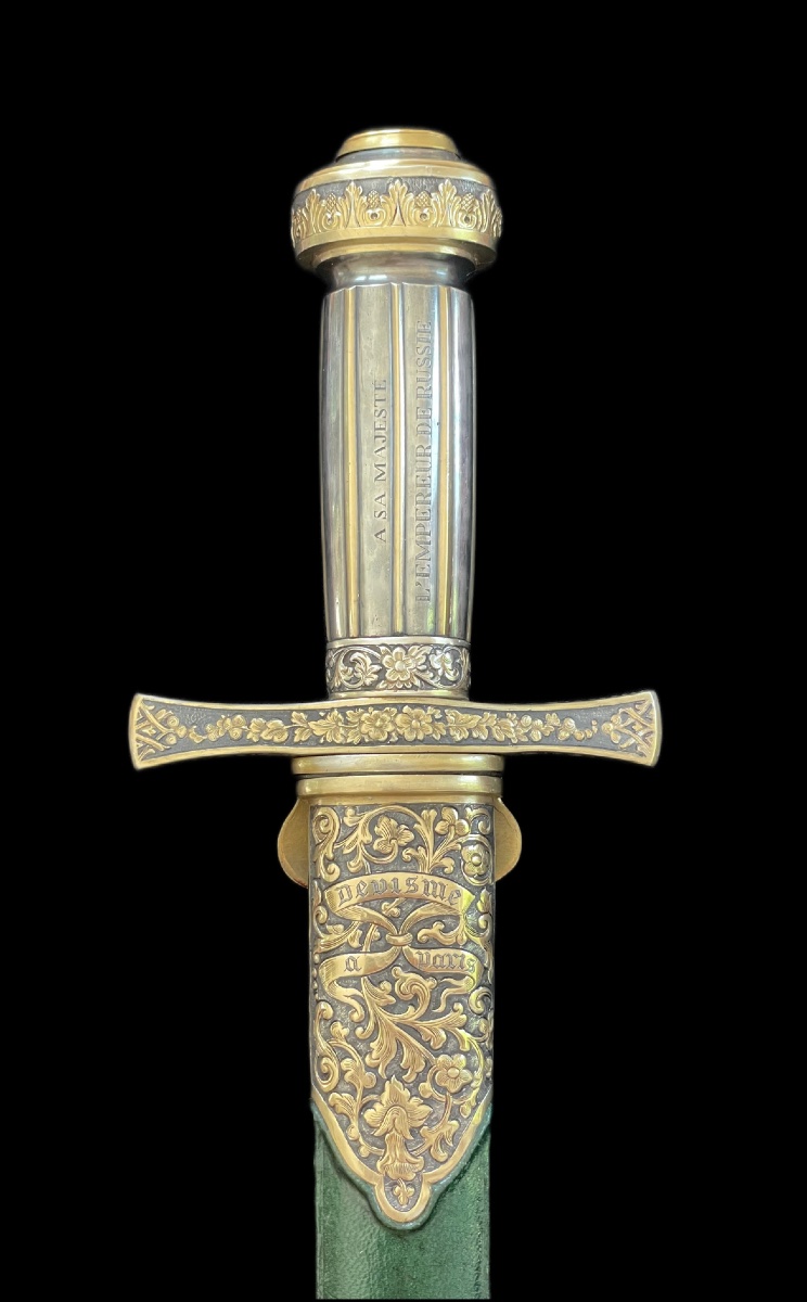 Imperial Honor Dagger Signed By Devisme In Paris-photo-1