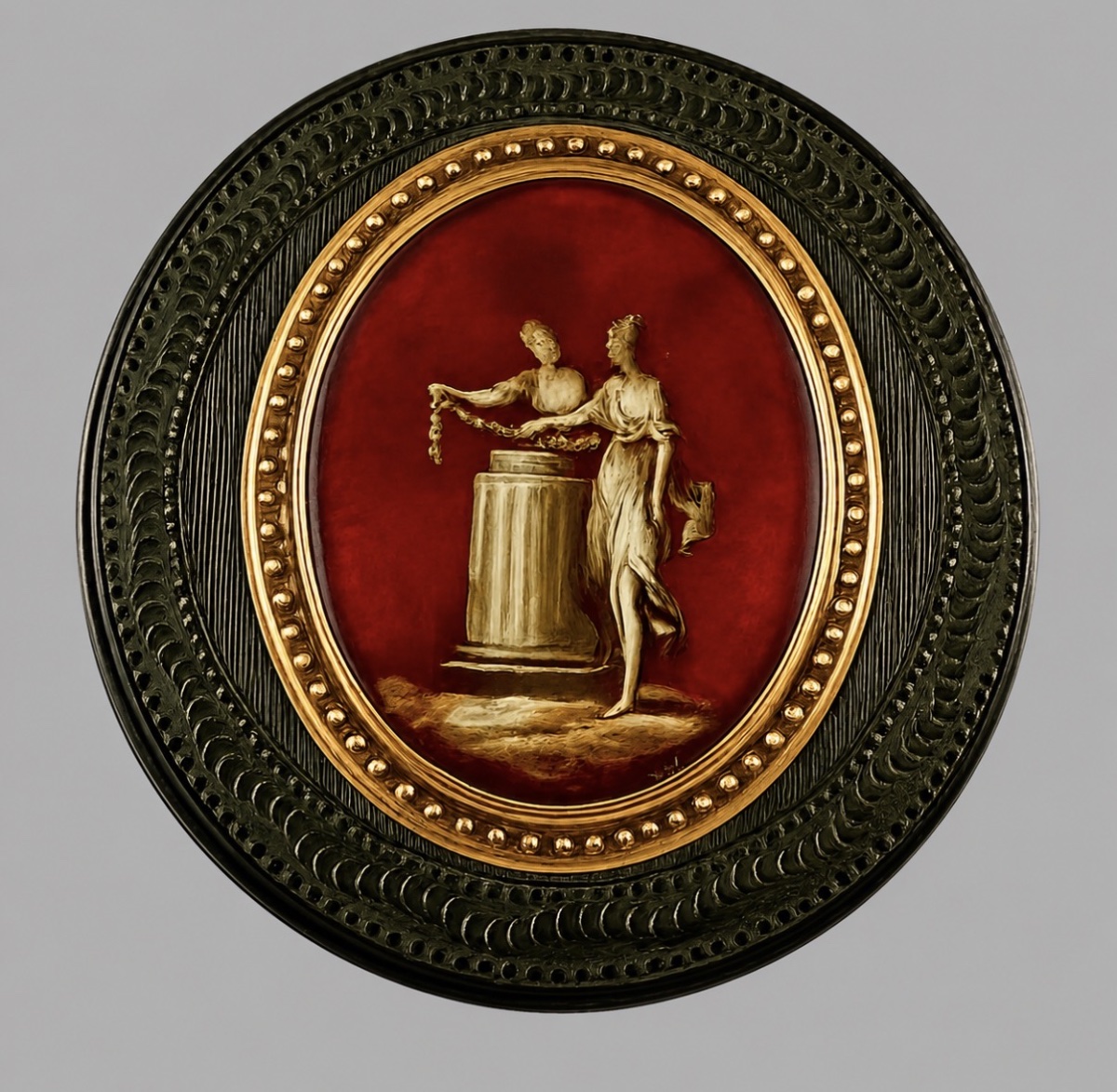 Secret System Box With Painting Under Glass – France, Consulate Period