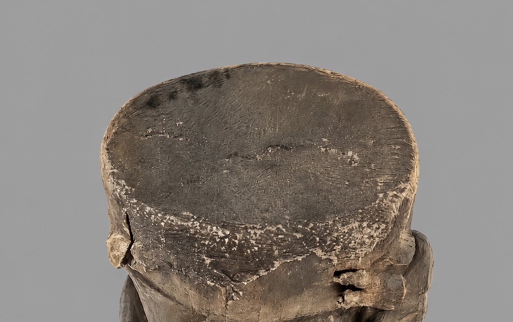 Anthropomorphic Ceremonial Drum (tifa)-photo-4