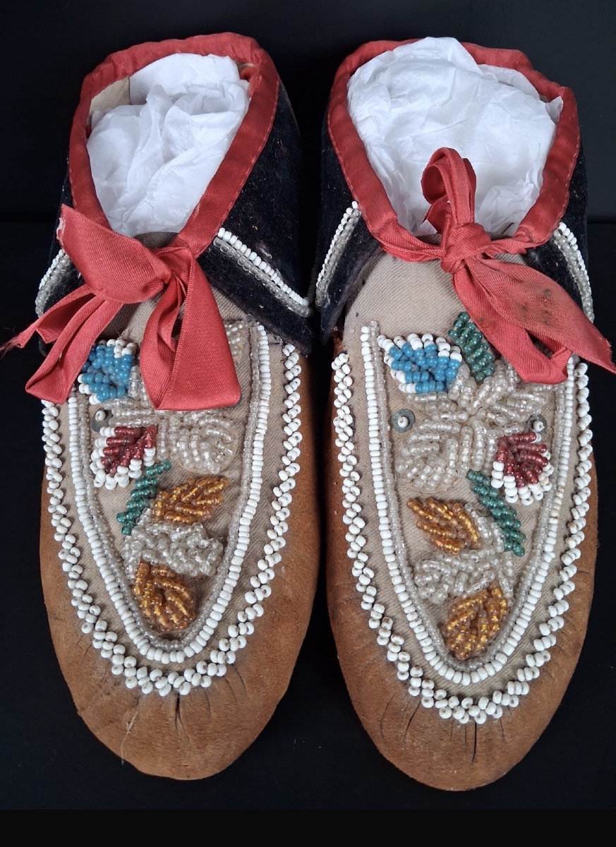 Pair Of Luxury Beaded Loafers