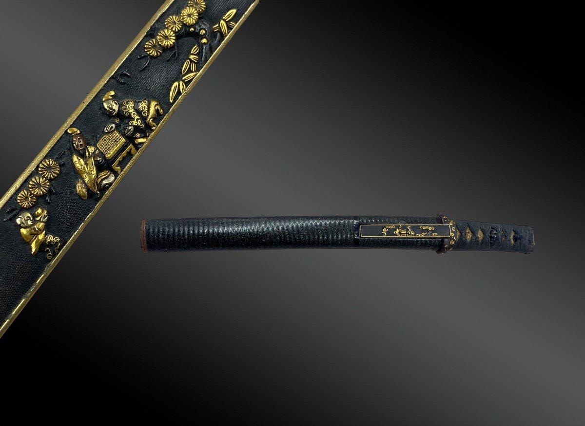 Shintō Tantō With Shishi And Peony Decorations – Japan, 17th Century, Edo Period-photo-2