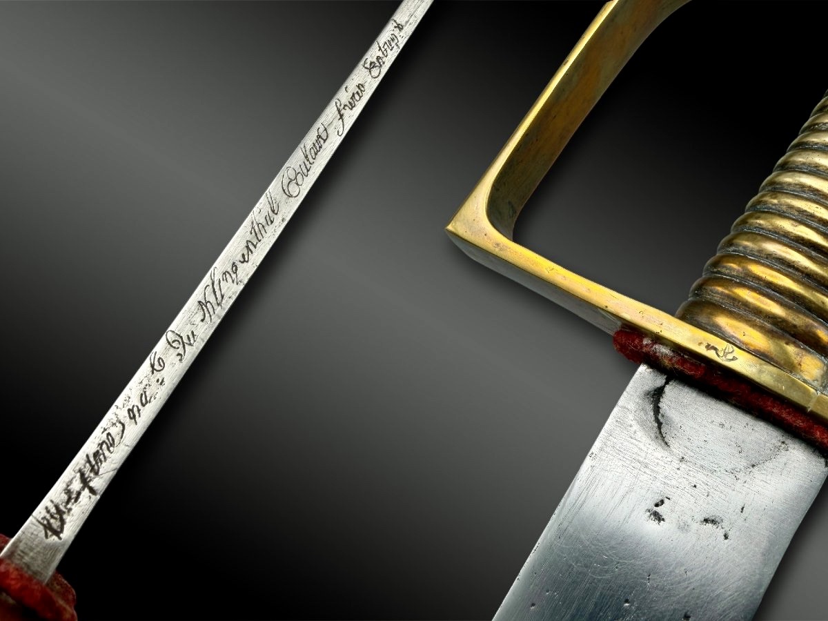 SABRE CONSULAIRE DE TROUPE DE LA MARINE, MODÈLE 1782 MODIFIÉ 1790-photo-4