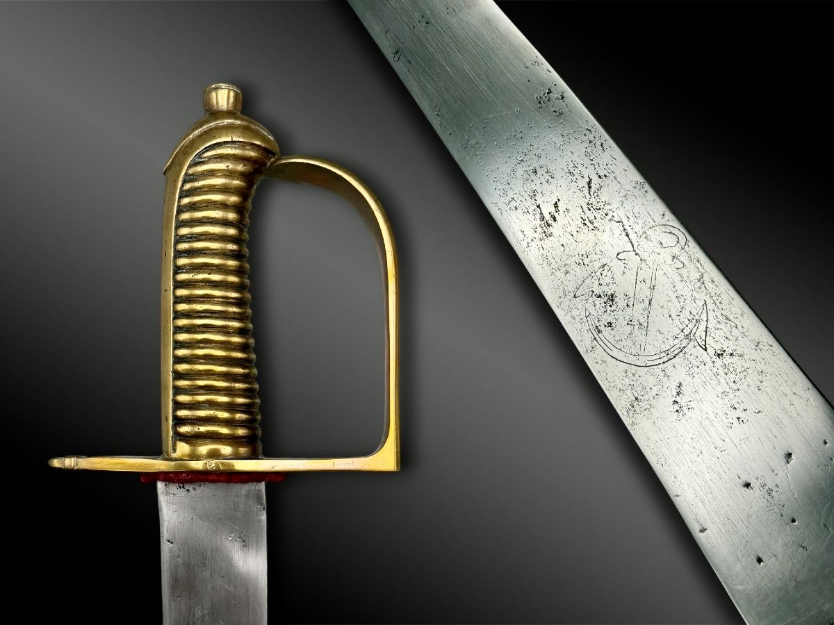 SABRE CONSULAIRE DE TROUPE DE LA MARINE, MODÈLE 1782 MODIFIÉ 1790-photo-1