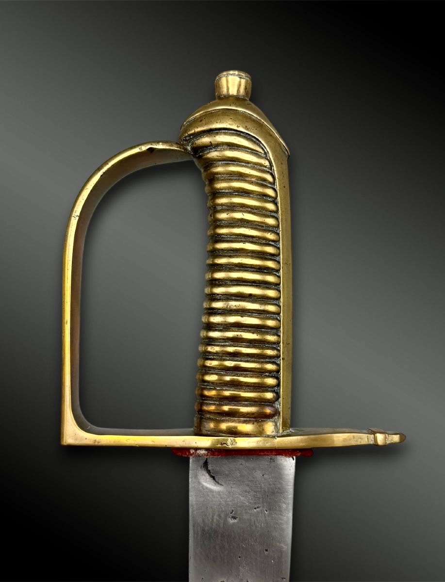 SABRE CONSULAIRE DE TROUPE DE LA MARINE, MODÈLE 1782 MODIFIÉ 1790-photo-3