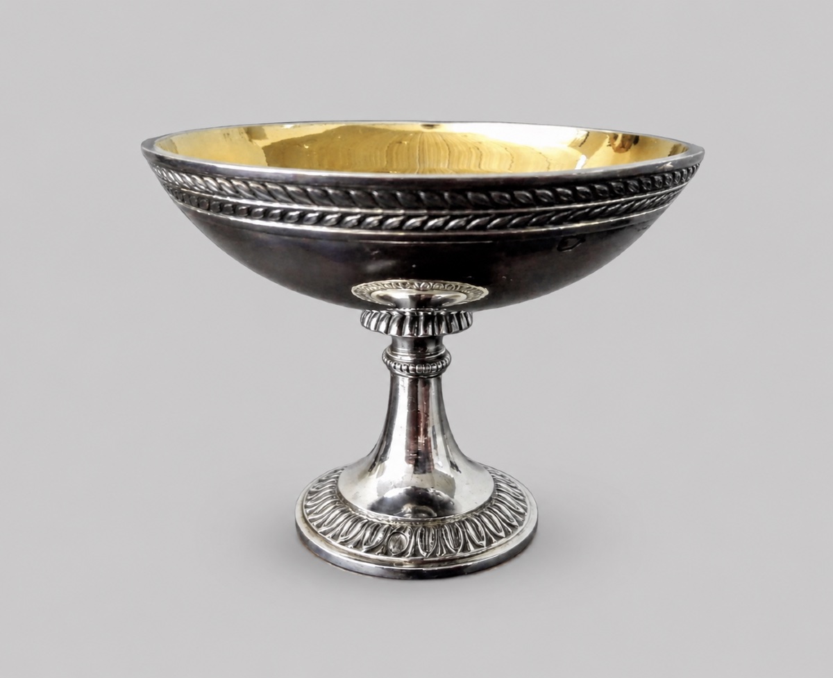 JEAN-BAPTISTE-CLAUDE ODIOT PAIRE DE SALERONS EN ARGENT ET VERMEIL PARIS, PREMIER EMPIRE, 1803-1-photo-3