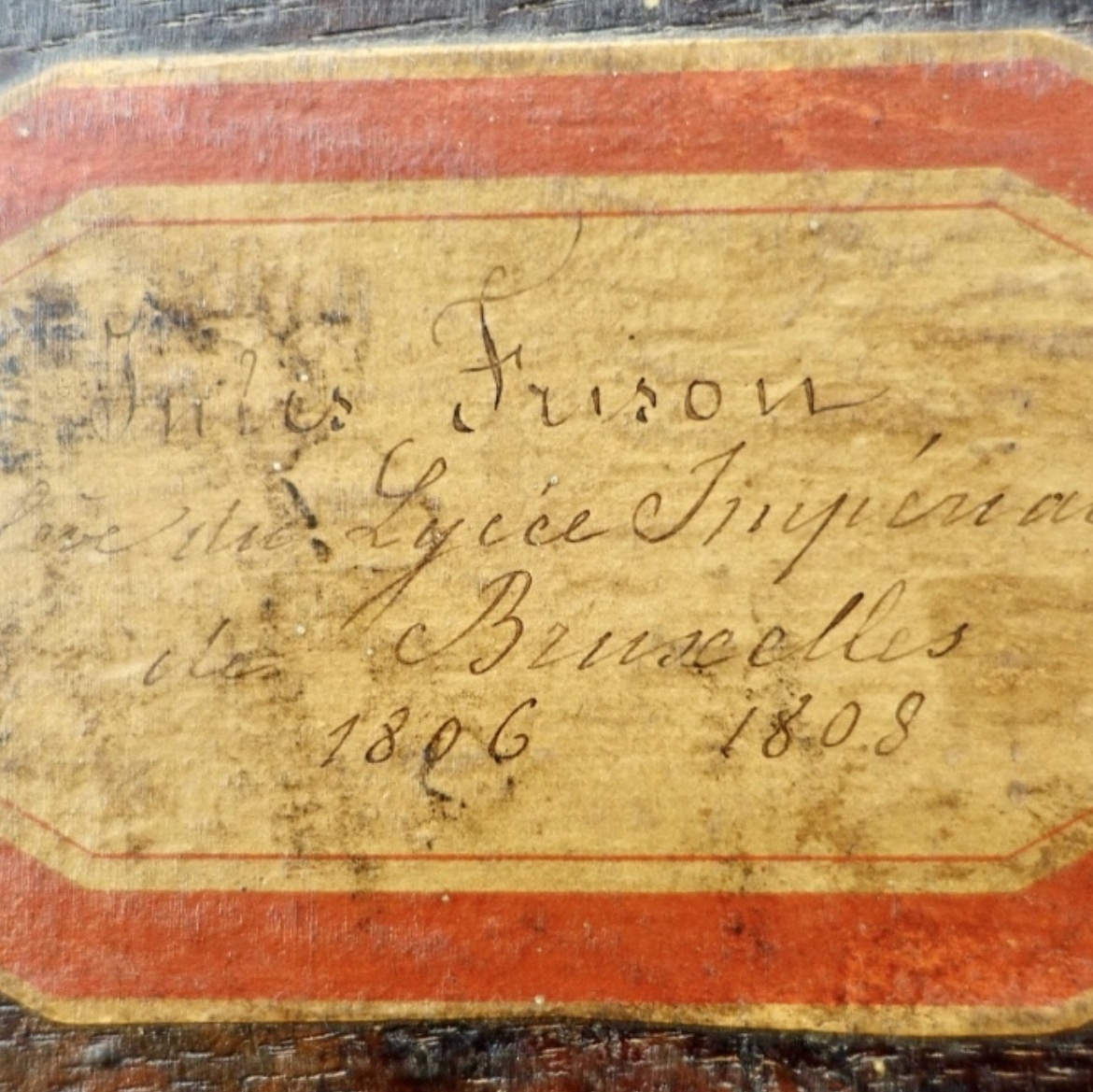 Portrait Of Jules Frison, A Student At The Imperial High School In Brussels — 1808-photo-2