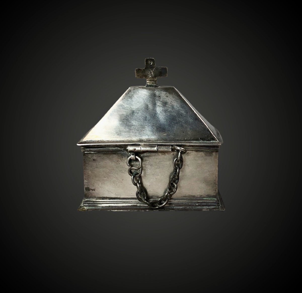 SAINTES HUILES EN ARGENT MASSIF, PARIS 1702-1703-photo-3