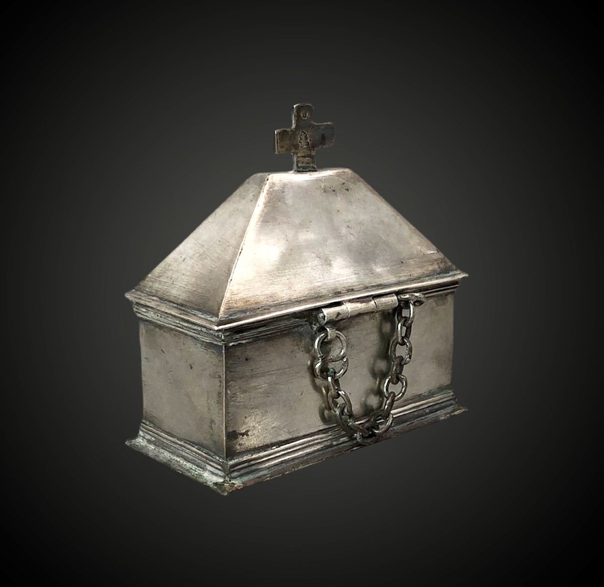 SAINTES HUILES EN ARGENT MASSIF, PARIS 1702-1703