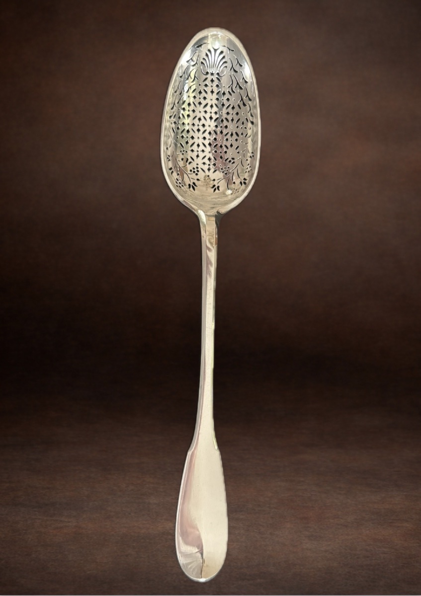 Cuillère à olives en argent — Rouen, 1755-photo-2