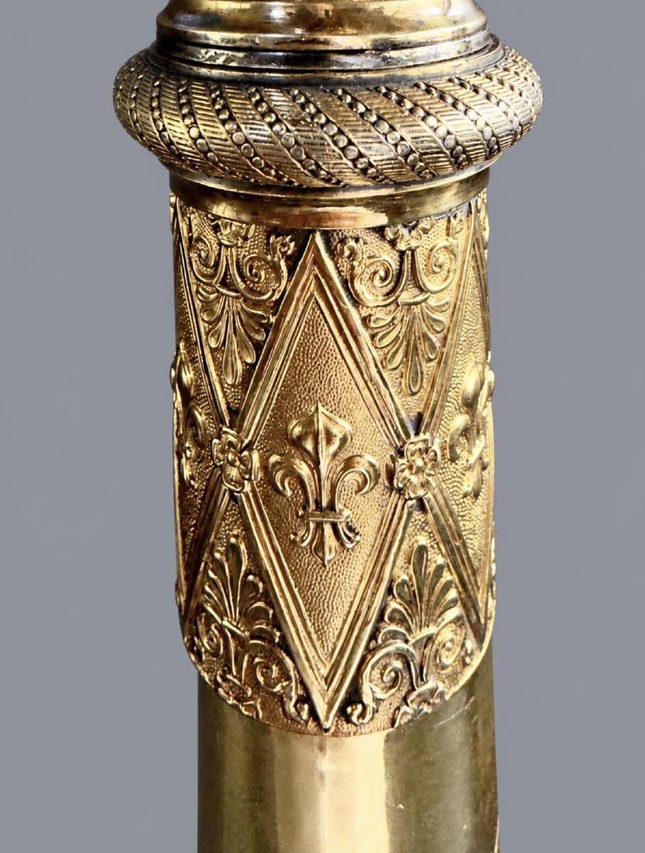 Monumental Bishop's Cross In Vermeil By Jean-charles Cahier-photo-3