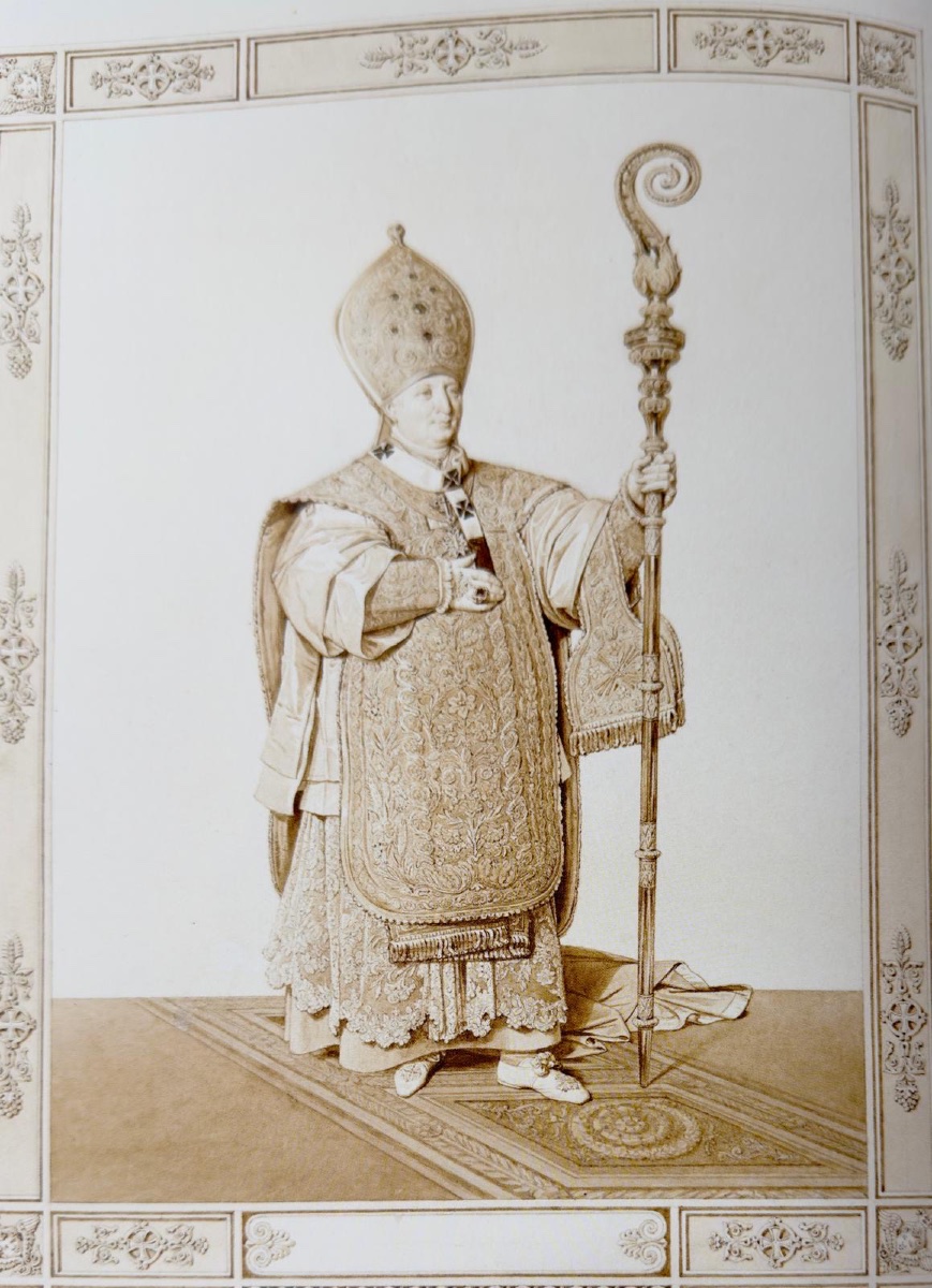 Monumental Bishop's Cross In Vermeil By Jean-charles Cahier-photo-1