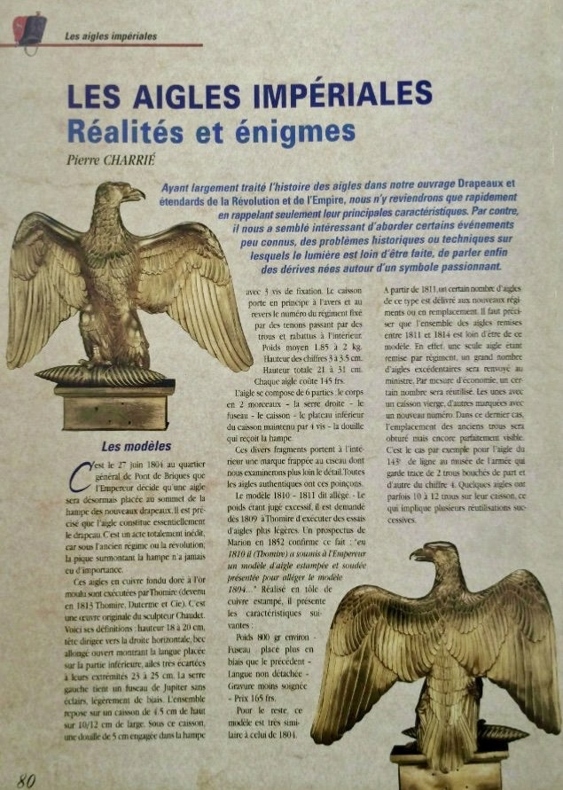 Flag Eagle, Model 1804, First Empire - Published -photo-3