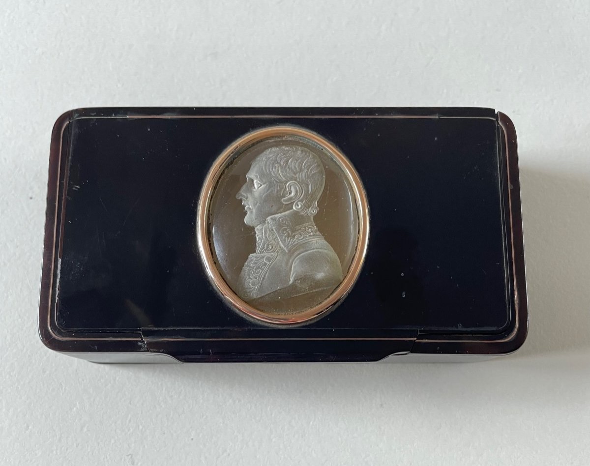 BOÎTE À PRISER, BONAPARTE, PREMIER CONSUL, VERS 1800 -photo-2