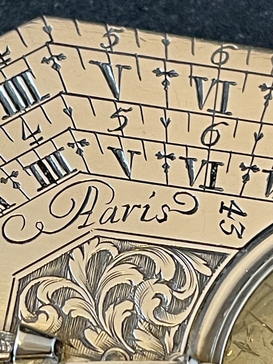 Michael Butterfield, Silver Sundial, Paris, 17th Century. -photo-3