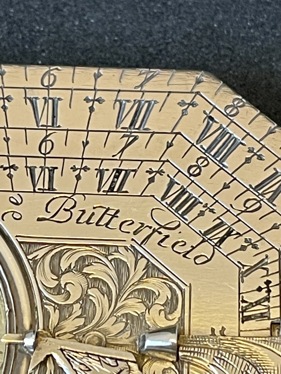 Michael Butterfield, Silver Sundial, Paris, 17th Century. -photo-4