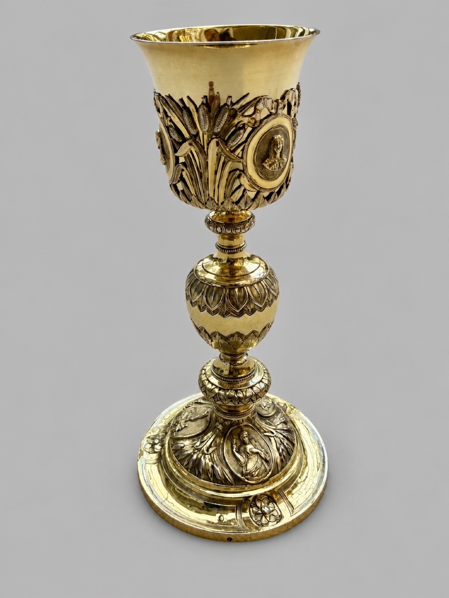 Important calice et sa patène en argent partiellement vermeillé – Paris, 1809–1819