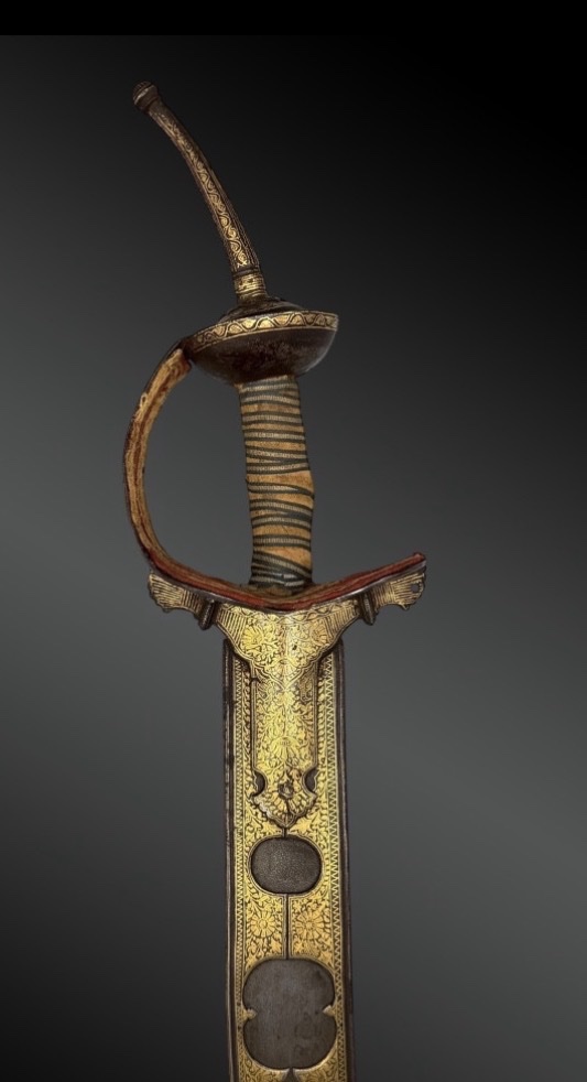 Épée khanda avec son fourreau-photo-4