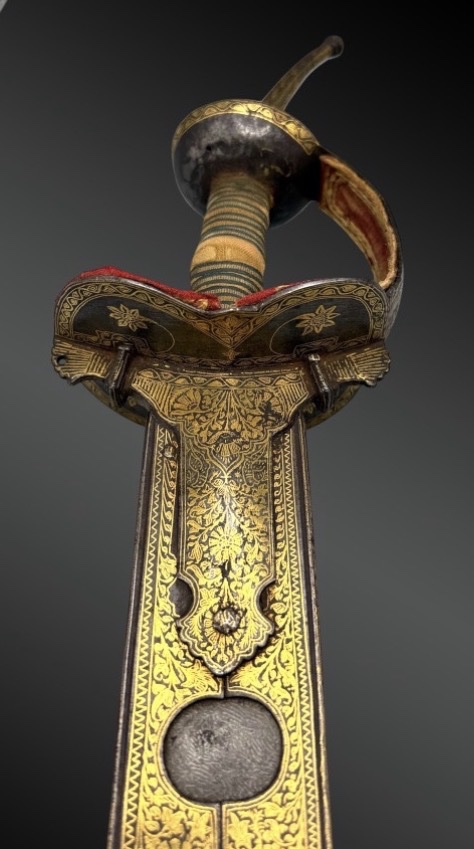 Épée khanda avec son fourreau-photo-6