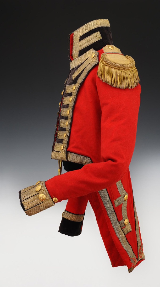 HABIT DE GRAND UNIFORME DES GENDARMES DE LA MAISON MILITAIRE DU ROI, modèle 1814, Restauration.-photo-2
