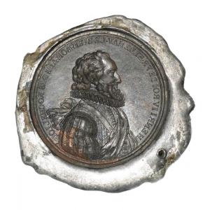 Matrice De Medaille , Buste Du Roi De France Henri IV