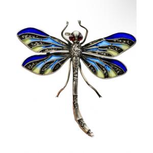Dragonfly Brooch, Art Nouveau, Belle Epoque