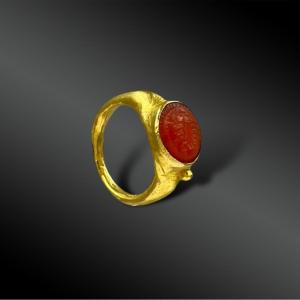 Ring, Period Of The Last Persian Imperial Dynasty - Sassanids, Iran - 4th-6th Century
