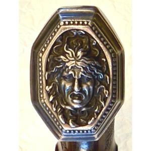 PISTOLET D'OFFICIER GÉNÉRAL À SILEX TRANSFORMÉ PAR LE PAGE À PARIS, ARQUEBUSIER DE L'EMPEREUR, 