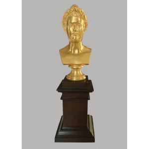 Buste de Napoléon Ier en bronze doré et bronze patiné – XIXᵉ siècle