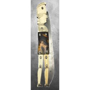 Rare Large Figured Knife Of The French Revolution