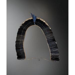 Kayapó Ceremonial Headdress And Original Photograph From The Film Raoni