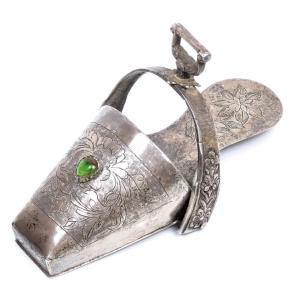 ÉTRIER FÉMININ DE MONTE LATÉRALE EN ARGENT
