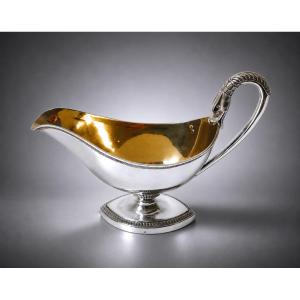 Empire-style Sauce Boulet In Silver And Vermeil By Coulon, Paris, 1808