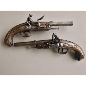Pistolets signés Gillet-Duché-Desaga à Tulle – 1770