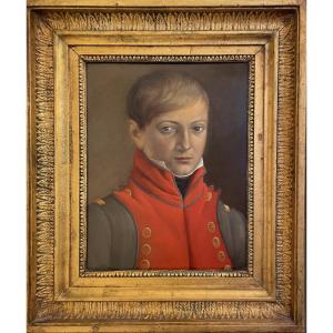 PORTRAIT DE JULES FRISON, ÉLÈVE DU LYCÉE IMPÉRIAL DE BRUXELLES — 1808