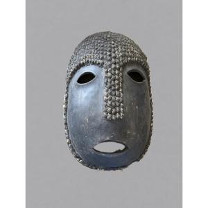 Monumental Ceremonial Mask With Lid Covering