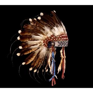 Coiffe de guerre à plumes – War bonnet