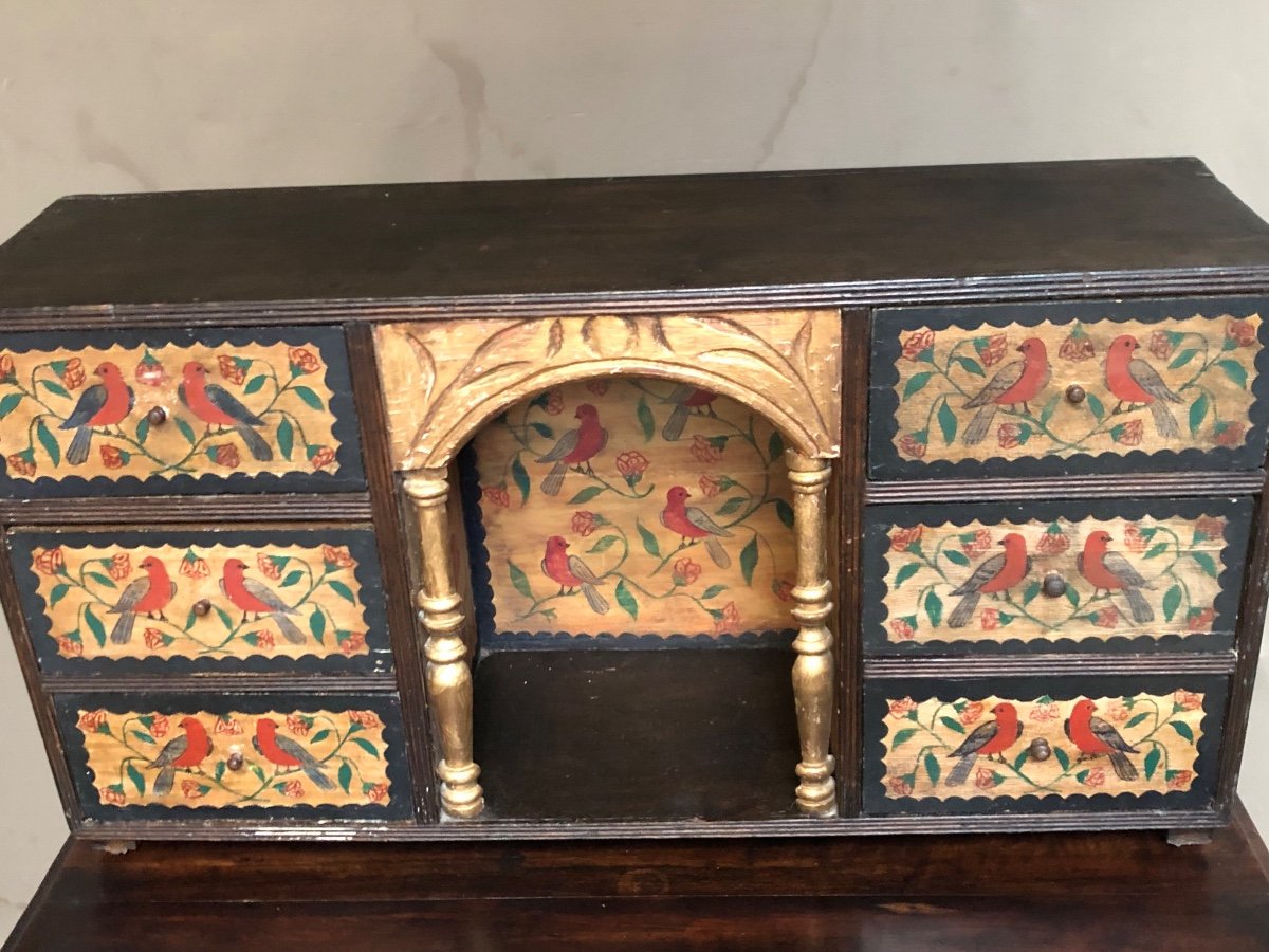 18th Century Spanish Bargueno Cabinet-photo-4
