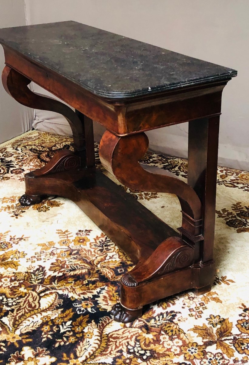 Mahogany Console From The Restoration Period-photo-2