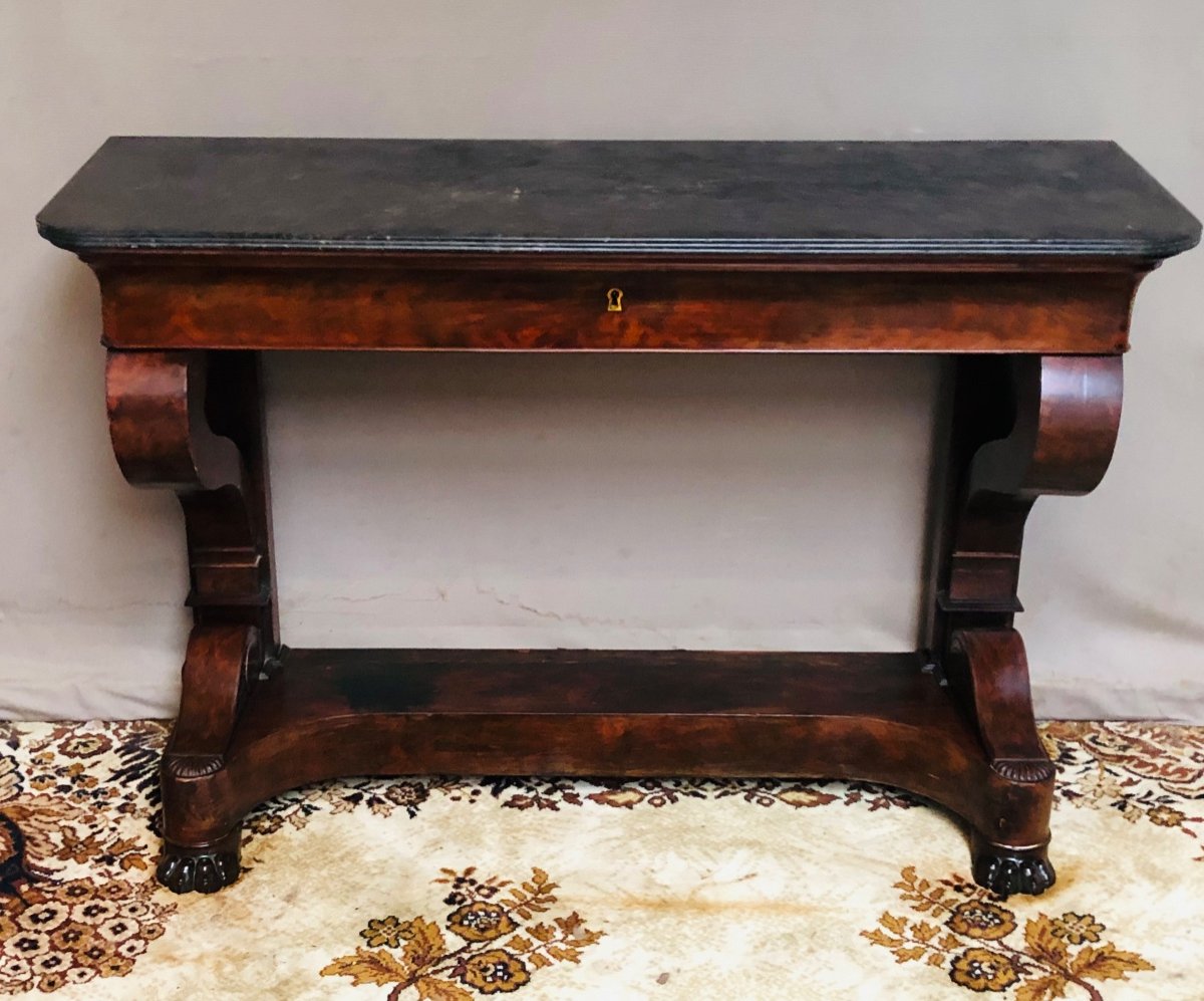 Mahogany Console From The Restoration Period