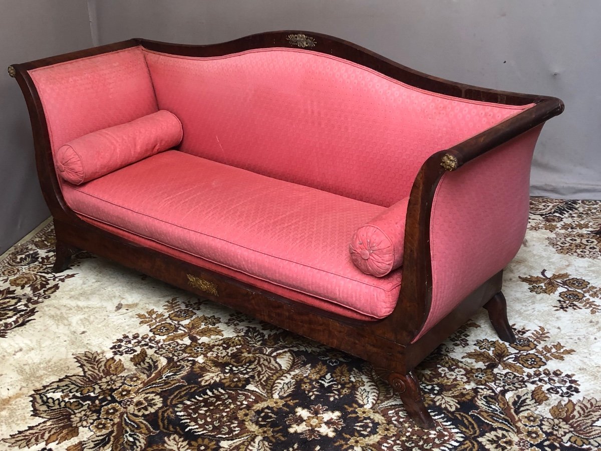 Empire Period Mahogany Daybed-photo-2