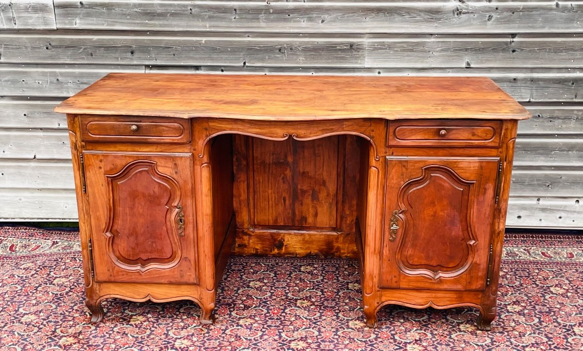 Bureau En Merisier D’époque Louis XV