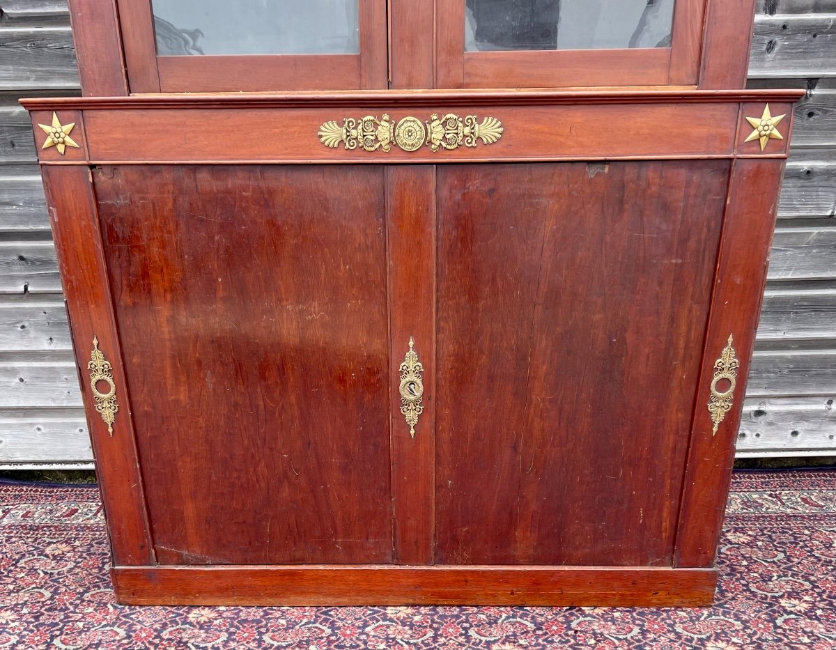 Buffet Showcase Restoration In Mahogany 19th-photo-3