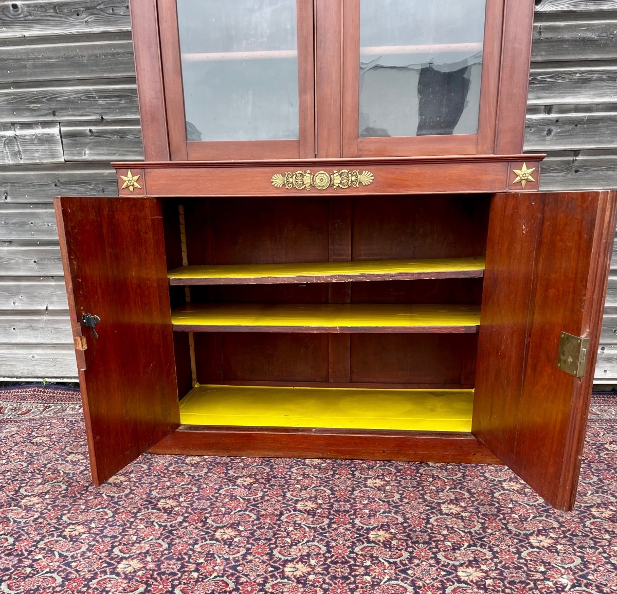 Buffet Showcase Restoration In Mahogany 19th-photo-7