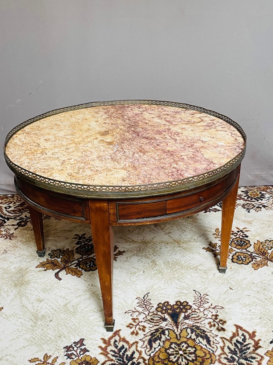 Beautiful Mahogany Hot Water Bottle Table From The 19th Century-photo-2