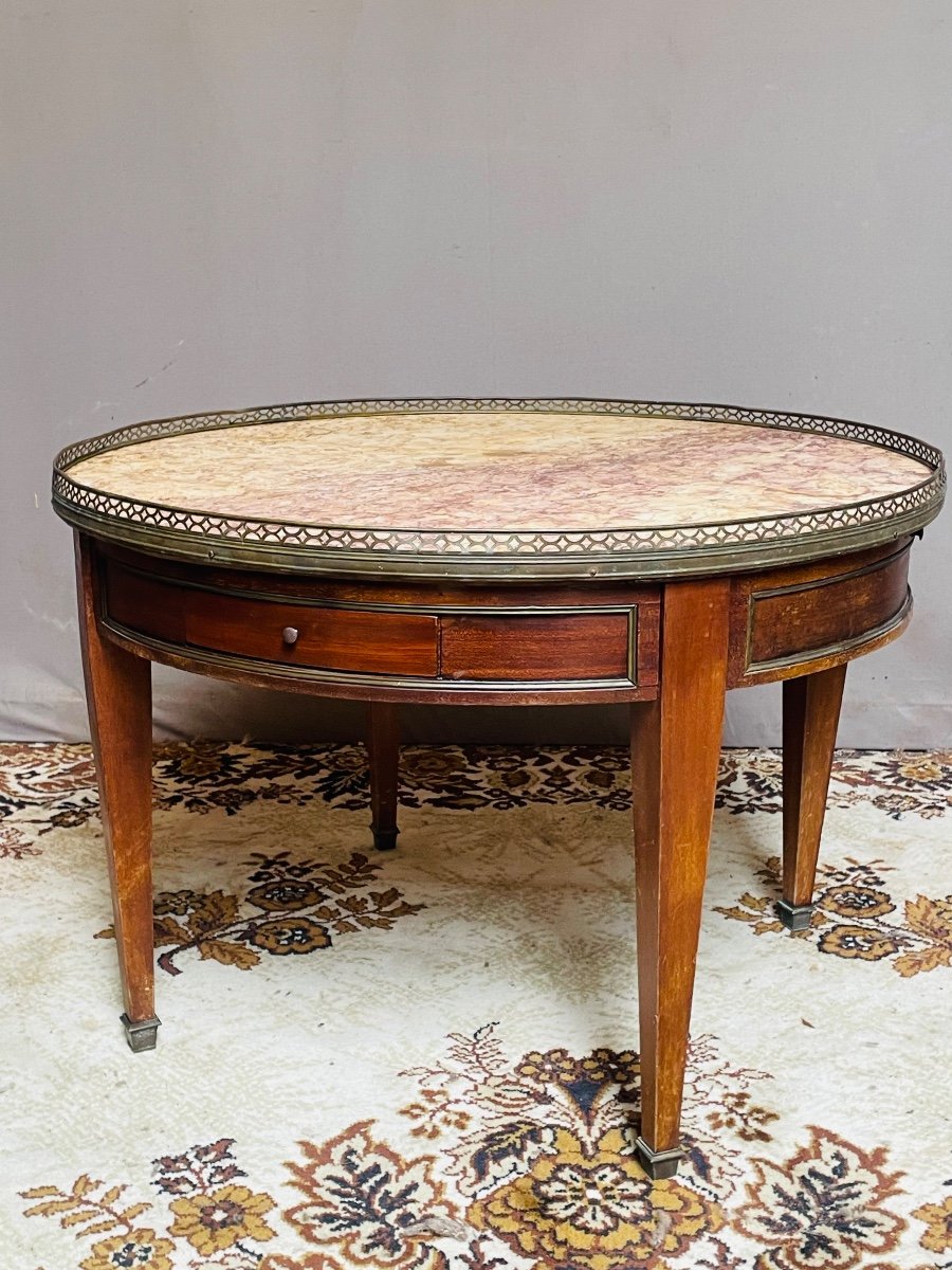 Beautiful Mahogany Hot Water Bottle Table From The 19th Century-photo-1