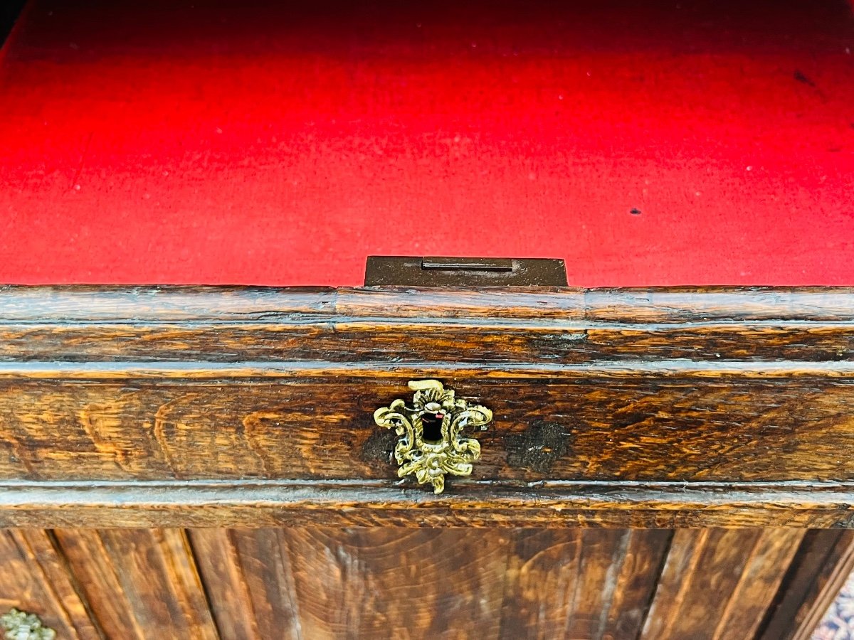 Louis XIV Oak Sideboard From The 18th Century-photo-4