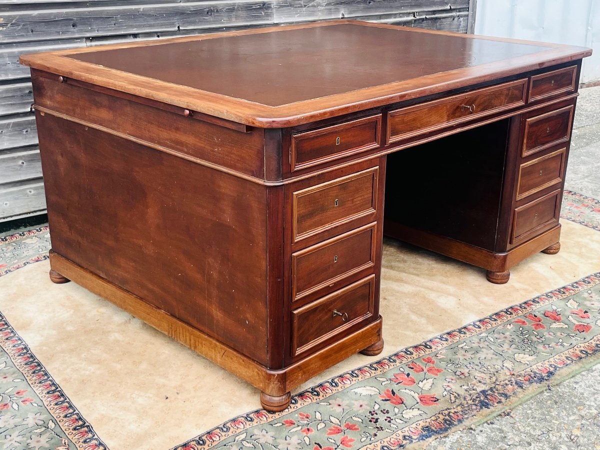Large Associates Desk With 18 Drawers From The 19th Century-photo-1