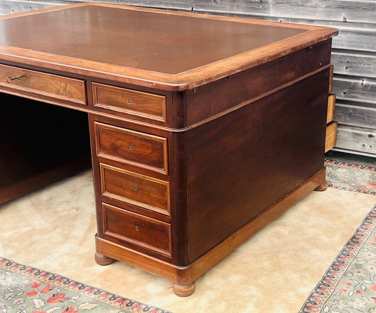 Large Associates Desk With 18 Drawers From The 19th Century-photo-3